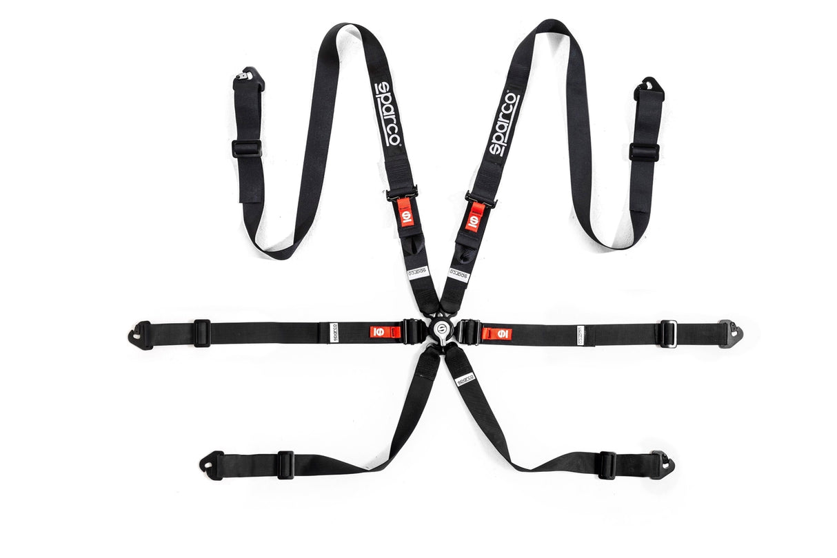 Sparco Harness COMP H-2 6PT Steel PD 2"
