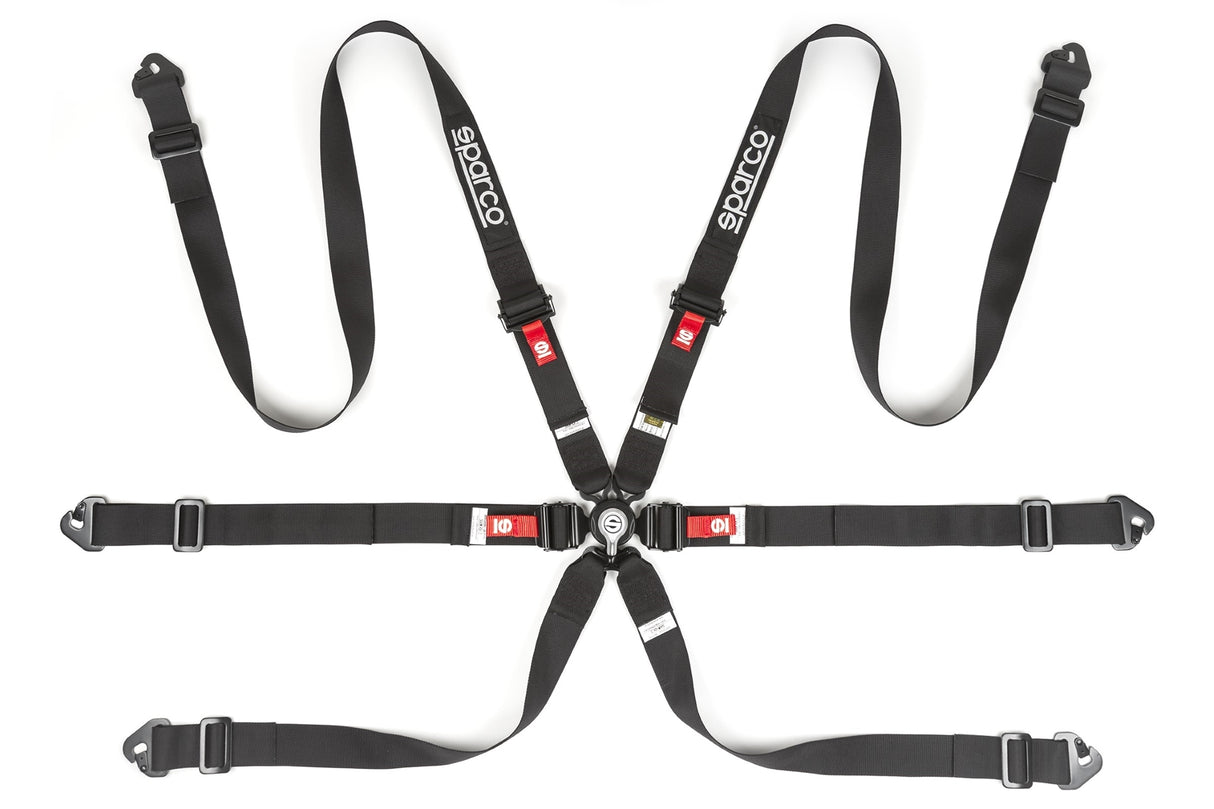 Sparco Harness COMP H-2 6PT Aluminum PD 2"