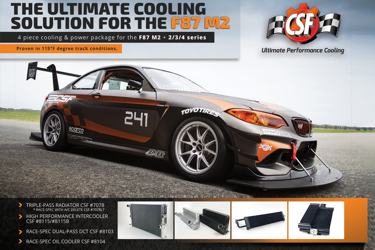 CSF BMW F87 M2 (N55) Race-Spec Oil Cooler