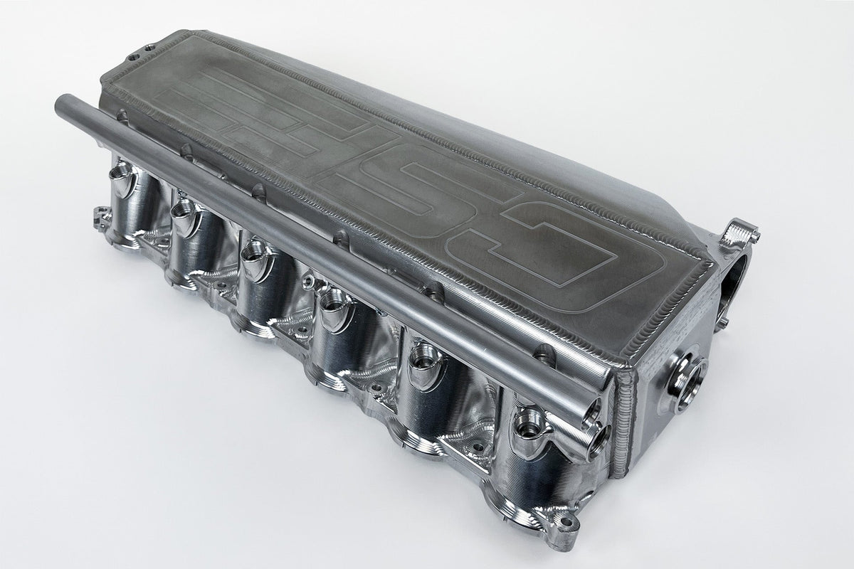CSF BMW Gen 2 B58 Race X Charge Air Cooler Manifold - Raw Billet