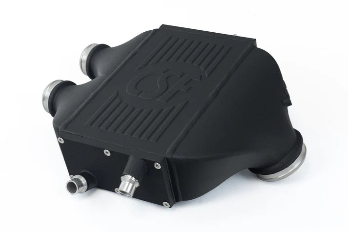 CSF F8X M3 / M4 / M2 Comp Top Mount Charge-Air-Cooler - Crinkle Black Finish