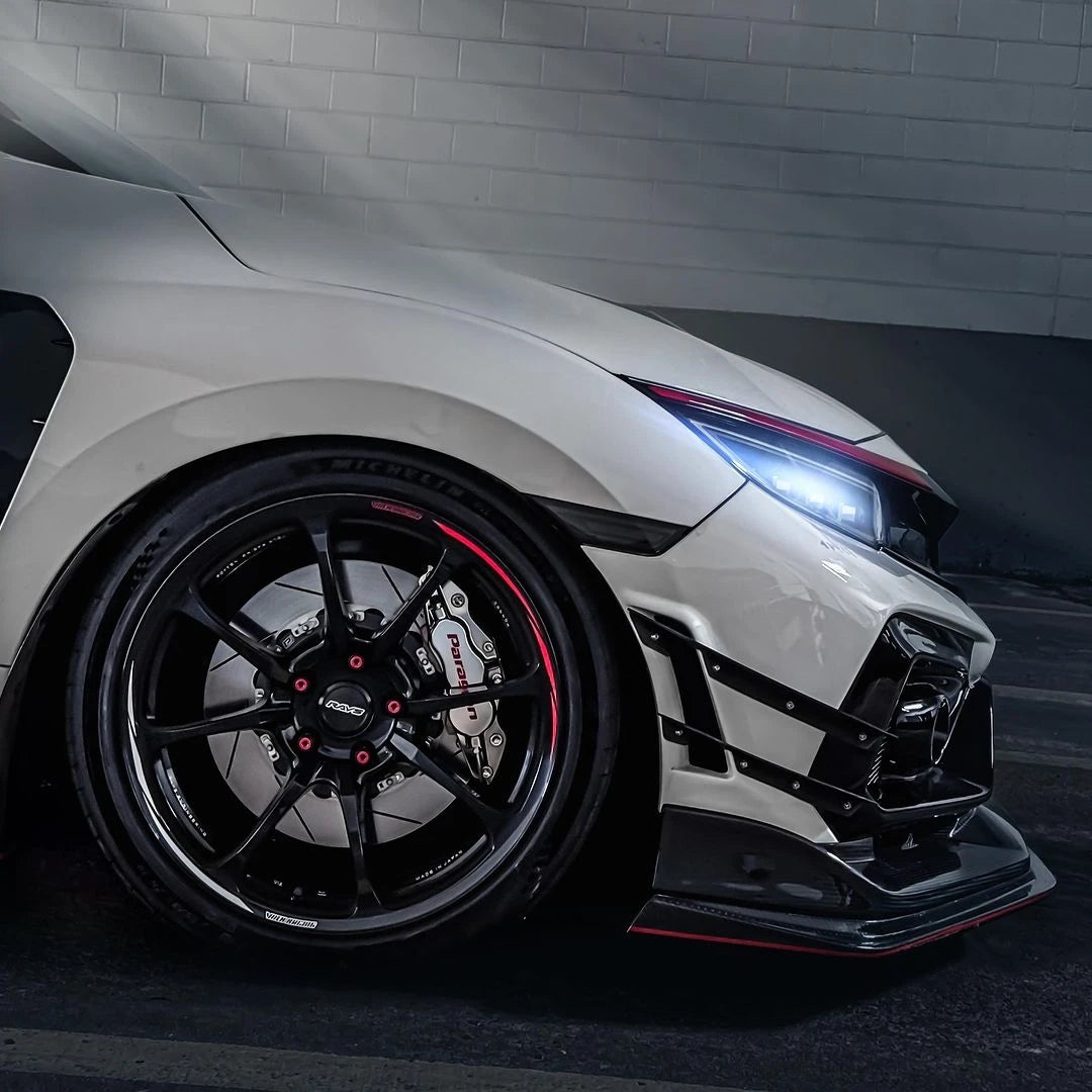 Paragon Track Performance Big Brake Kit (PA015 / PA035 6 piston) - Honda Civic Type R FK8/FL5 Front