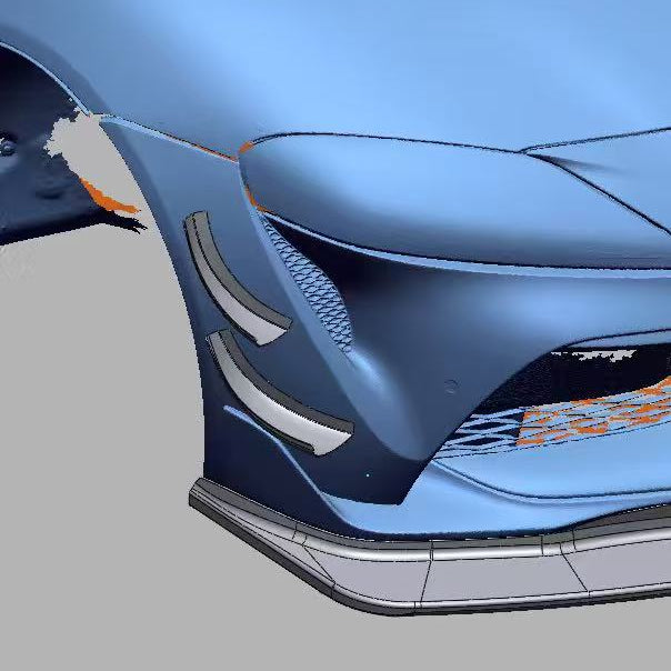 RM Engineering GT4+ Canards For TOYOTA A90 SUPRA