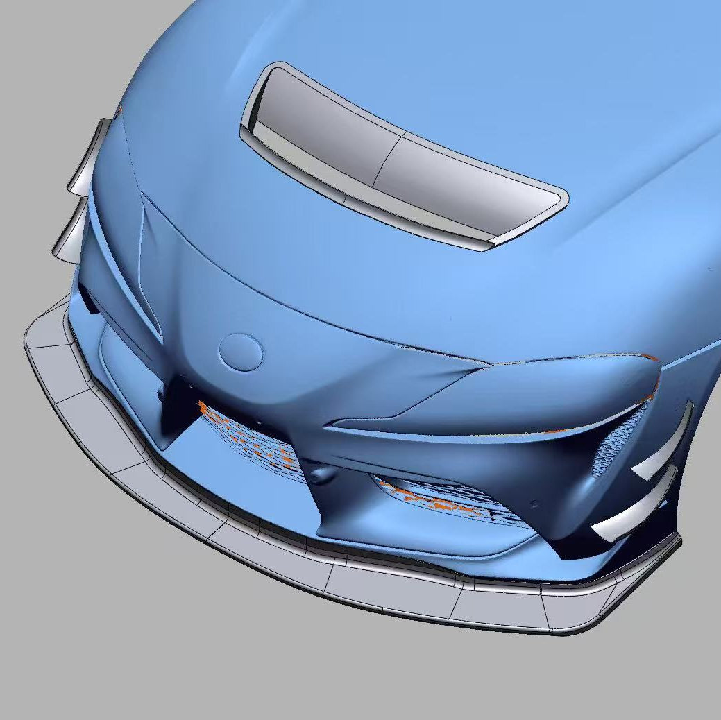 RM Engineering GT4+ Canards For TOYOTA A90 SUPRA