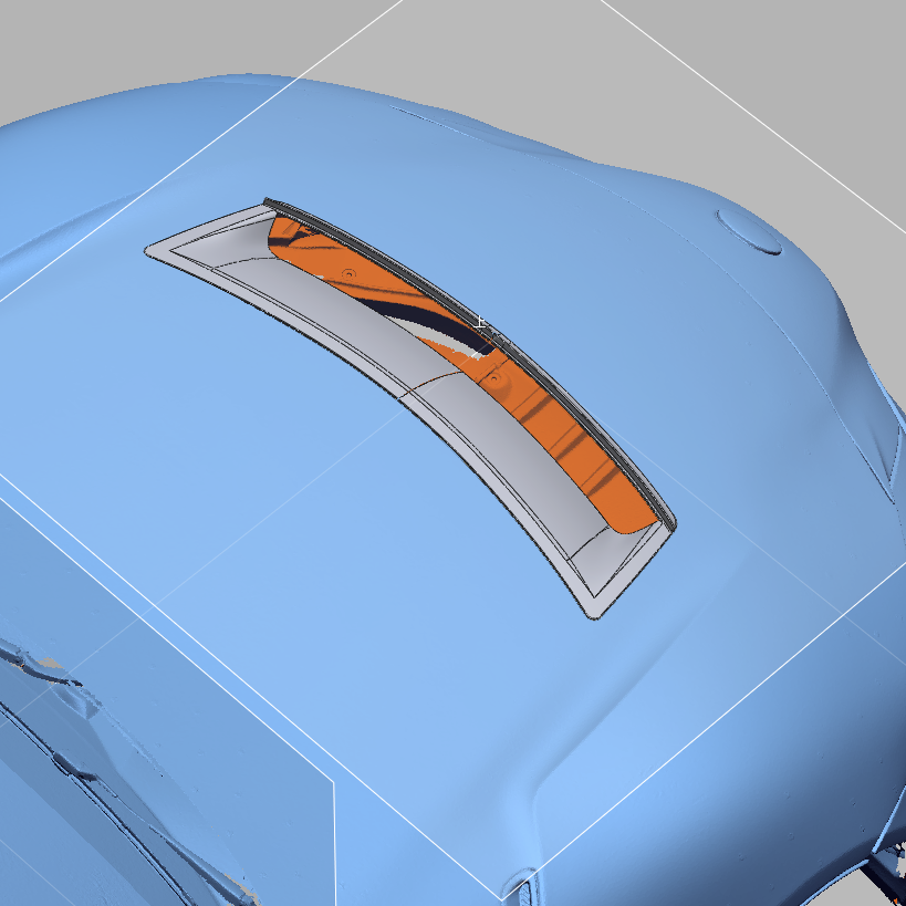 RM Engineering GT4+ Hood Vent For TOYOTA A90 SUPRA