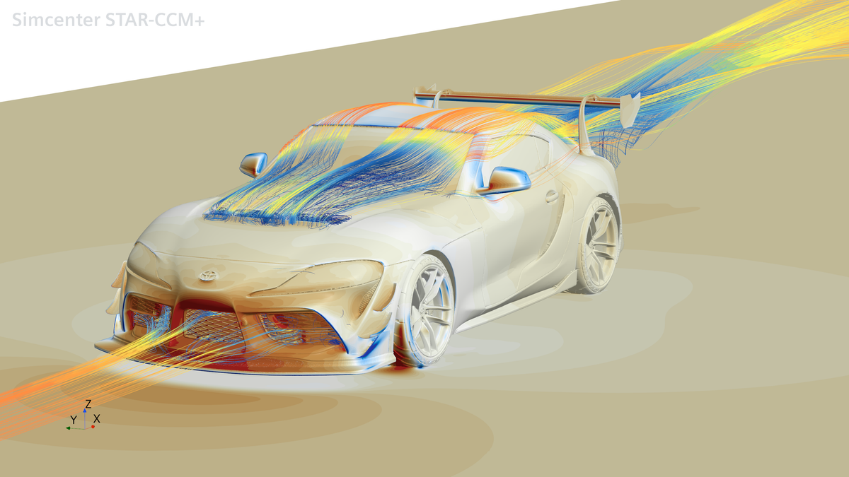 RM Engineering GT4+ Splitter Kit For TOYOTA A90 SUPRA