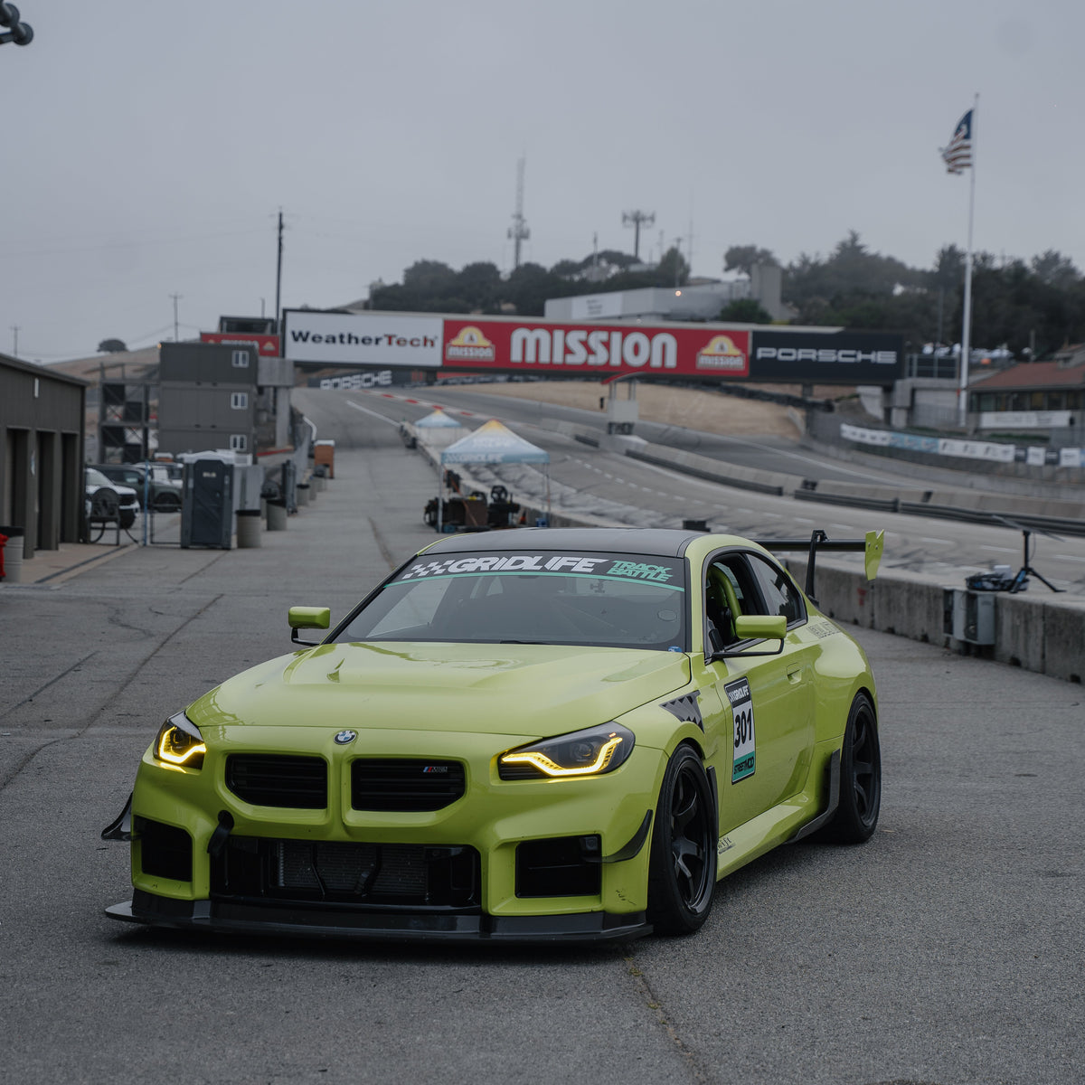 RM Engineering GT4+ Swan Neck Wing For BMW G87 M2