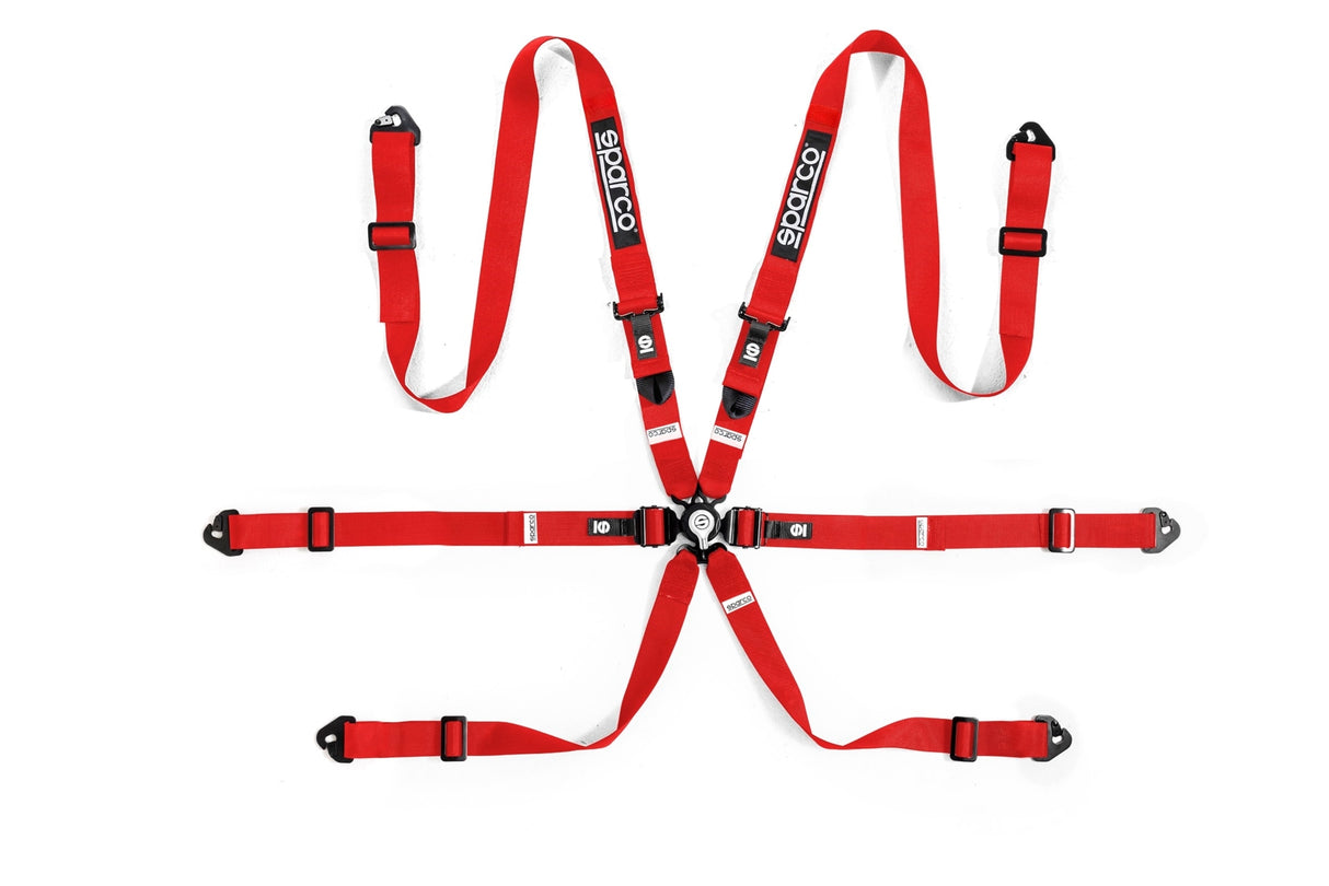 Sparco Harness COMP H-2 6PT Steel PD 2"