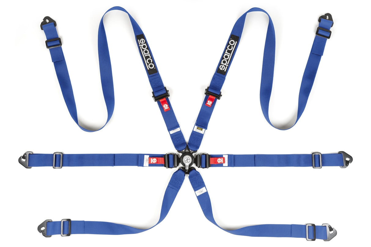 Sparco Harness COMP H-2 6PT Aluminum PD 2"