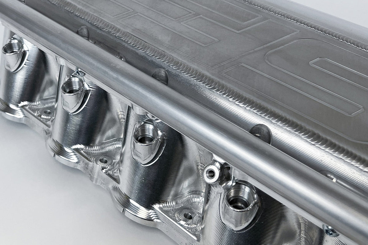 CSF BMW Gen 2 B58 Race X Charge Air Cooler Manifold - Raw Billet
