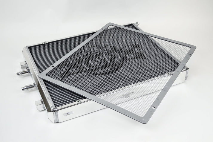 CSF  BMW F8X M3/M4 Front Mount Heat Exchanger w/ rock guard - Silver