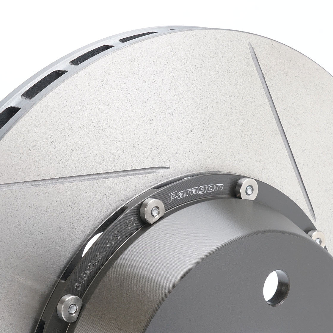 Paragon 2-piece Rotors Rear Pair 345mm x 24mm (13.58" x 0.94") - Toyota GR Supra Mk5 3.0 Premium / A91
