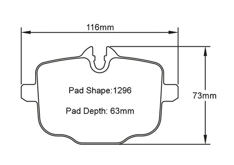 Paragon PBP1296 Brake Pads