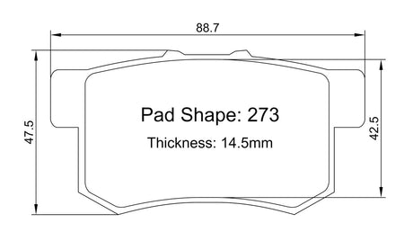 Paragon PBP273 Brake Pads
