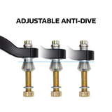 SPL Toyota Supra A90 / A91 Adjustable Front Caster Rods — SPL TR G29