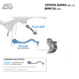 SPL Toyota Supra A90 / A91 Adjustable Front Caster Rods — SPL TR G29