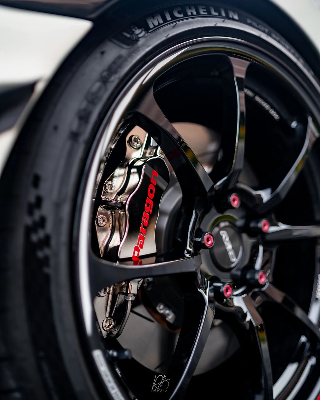 Paragon Track Performance Big Brake Kit (PA015 / PA035 6 piston) - Honda Civic Type R FK8/FL5 Front