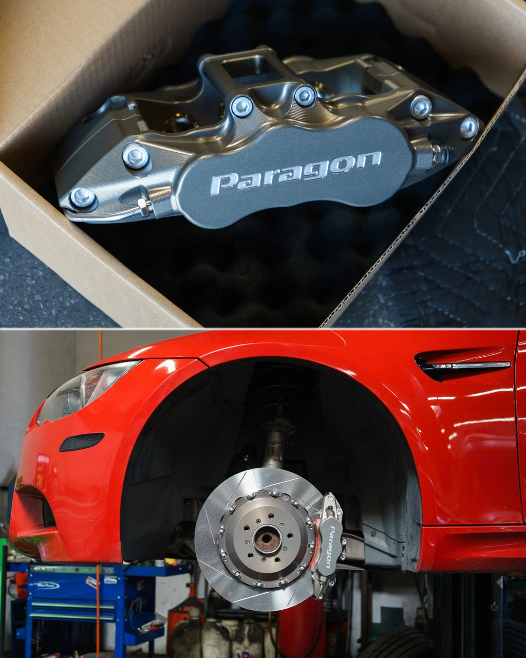 Paragon Track Performance Endurance Big Brake Kit (PA036 6 piston) - BMW M3 (E90/E92/E93) / 1M Coupe Front