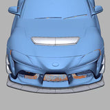 RM Engineering GT4+ Canards For TOYOTA A90 SUPRA