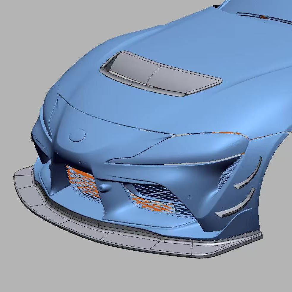 RM Engineering GT4+ Splitter Kit For TOYOTA A90 SUPRA