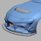 RM Engineering GT4+ Splitter Kit For TOYOTA A90 SUPRA