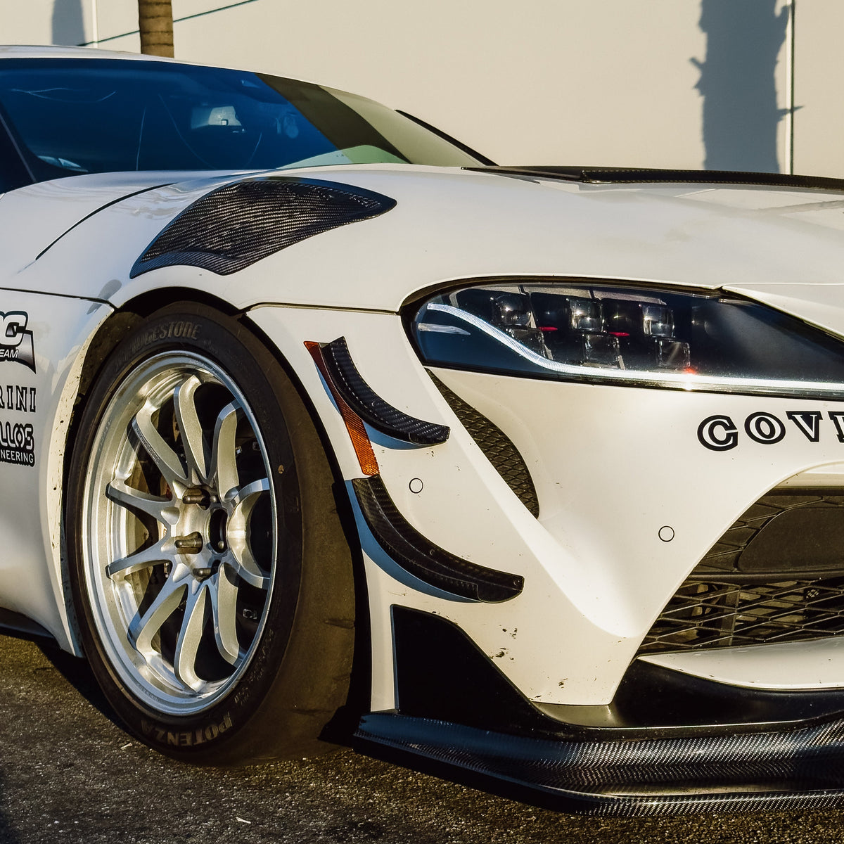 RM Engineering GT4+ Canards For TOYOTA A90 SUPRA