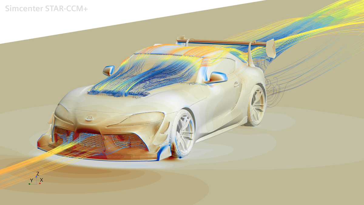 RM Engineering GT4+ Splitter Kit For TOYOTA A90 SUPRA