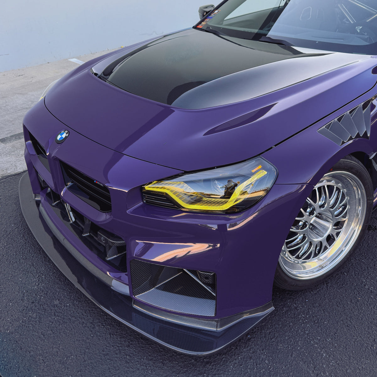 Ridgeline Motorsport G87 M2 GT4 Bumper Mounted Front Lip (Pre-preg Dry Carbon Fiber)
