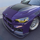 Ridgeline Motorsport G87 M2 GT4 Bumper Mounted Front Lip (Pre-preg Dry Carbon Fiber)