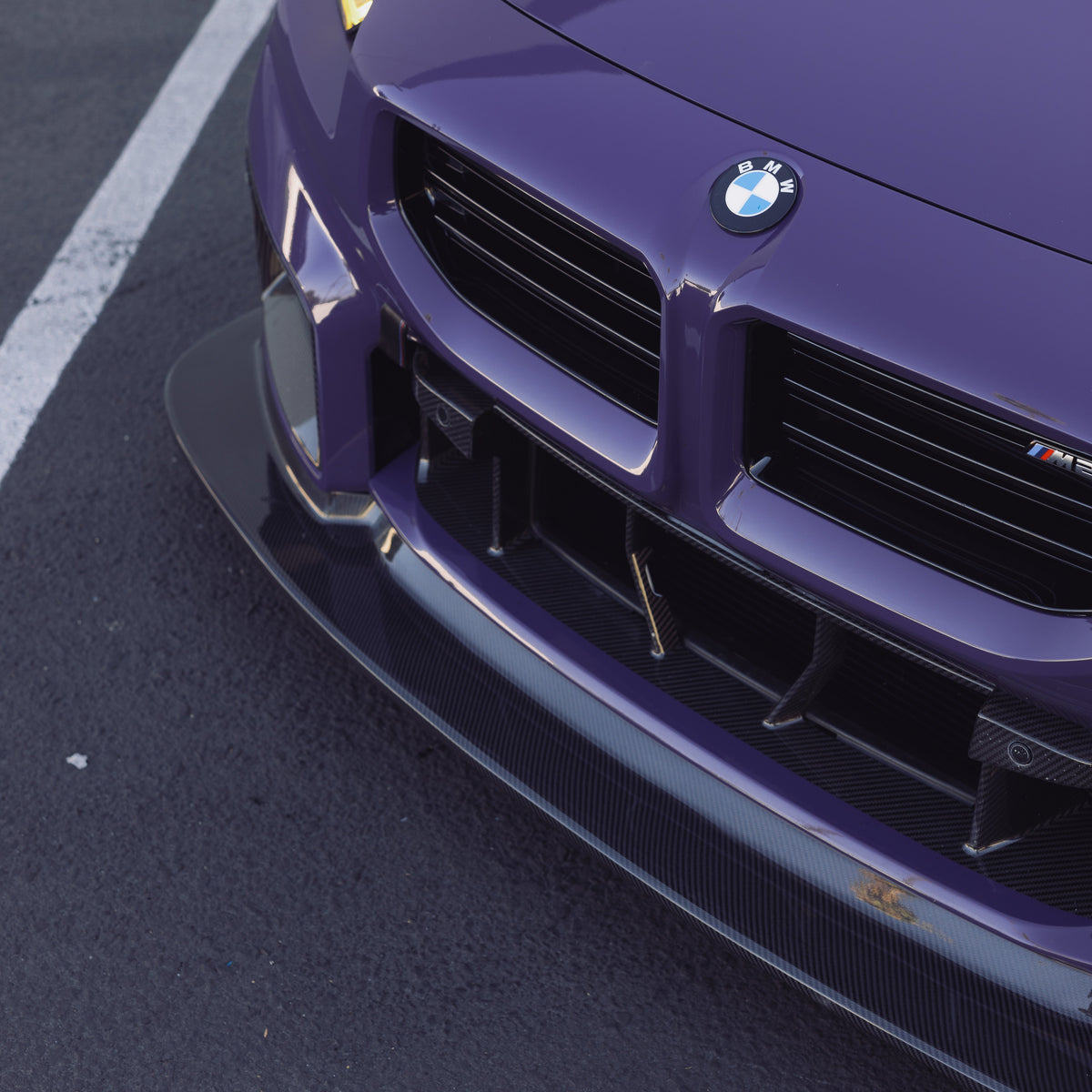 Ridgeline Motorsport G87 M2 GT4 Bumper Mounted Front Lip (Pre-preg Dry Carbon Fiber)