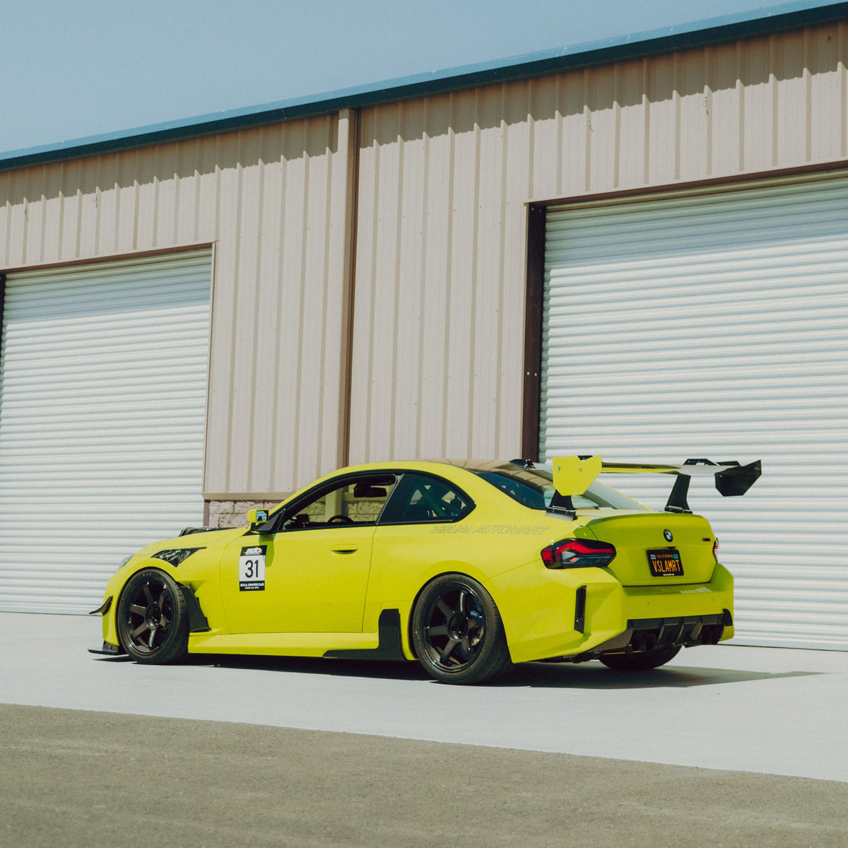 RM Engineering GT4+ Swan Neck Wing For BMW G87 M2