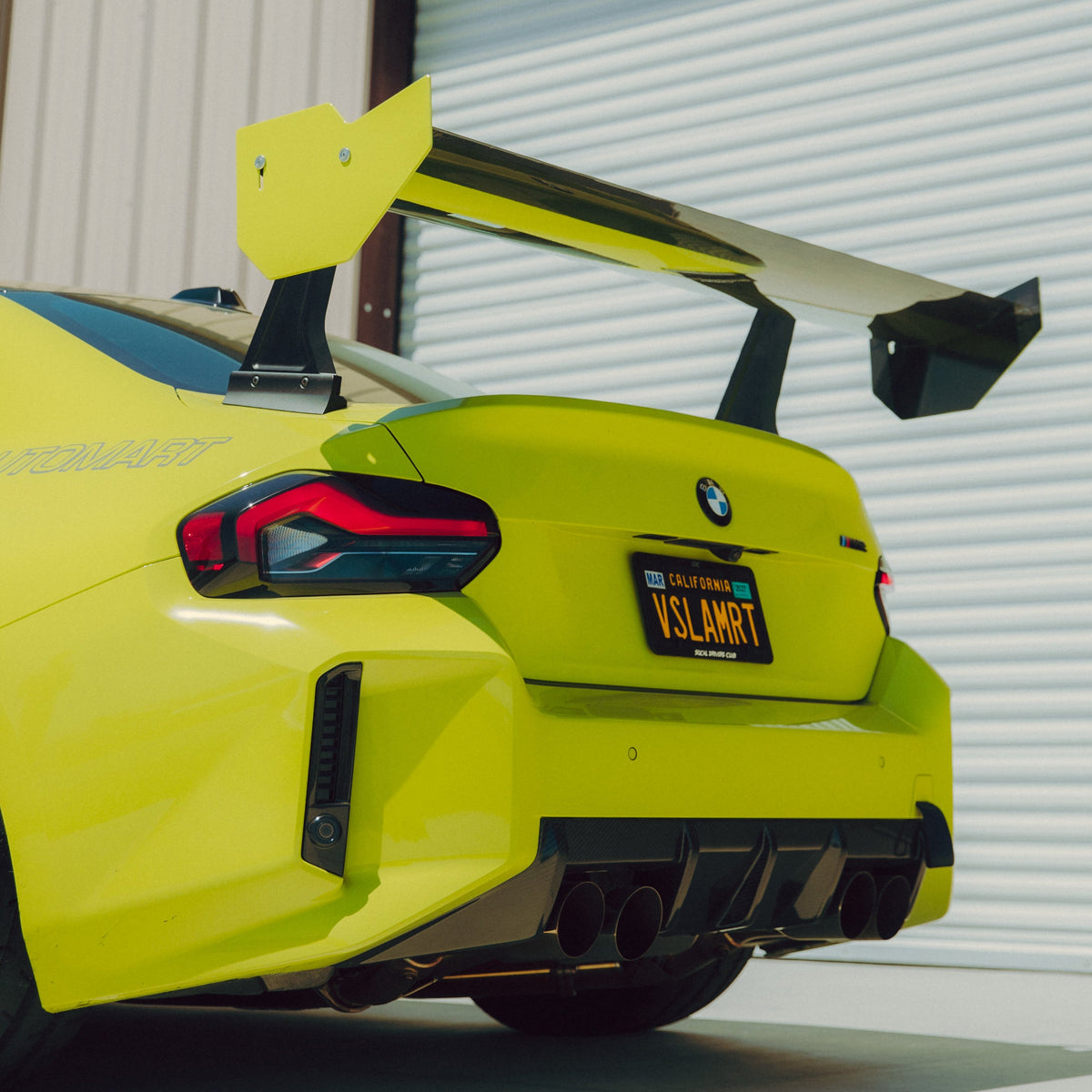 RM Engineering GT4+ Swan Neck Wing For BMW G87 M2