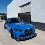 Ridgeline Motorsport G8X M3/4 GT4 Bumper Mounted Front Lip (Wet Carbon Fiber)
