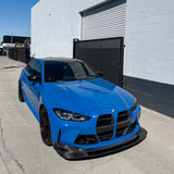 Ridgeline Motorsport G8X M3/4 GT4 Bumper Mounted Front Lip (Wet Carbon Fiber)